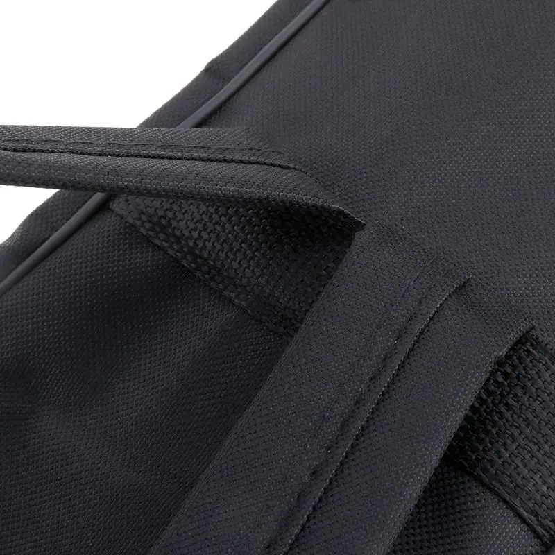 Abzc-черный Водонепроницаемый двойной ремень Бас рюкзак Gig Сумка Чехол для электрогитары 5 мм толщина Губка Мягкий
