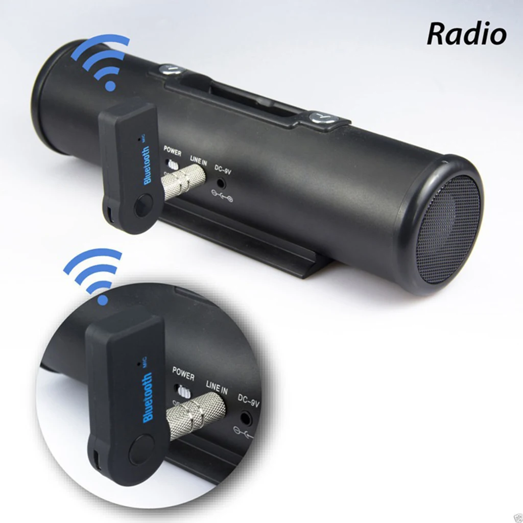 Mini Car 3.5mm Jack AUX Audio Wireless Bluetooth Receiver Handsfree Speaker Adapter Handsfree Call Bluetooth Adapter Transmitter