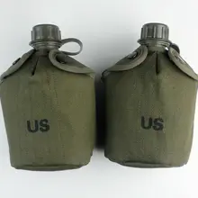 tomwang2012. A Pair Vietnam War US Army M1956 Canteen M1961 Water Bottle Cover Pouch Case SET MILITARY WAR REENACTMENTS