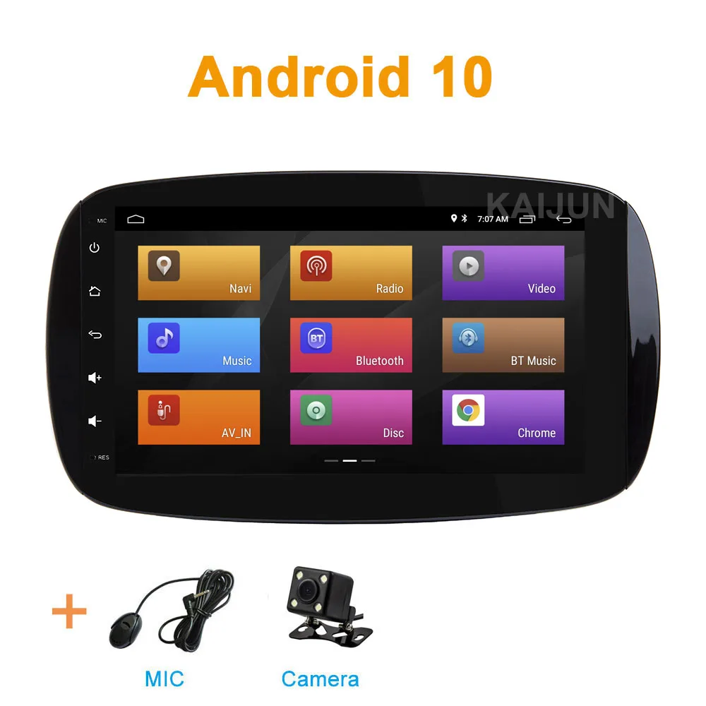 add MIC-CAM DSP " Android 10,0 Автомобильный gps для Mercedes Benz Smart Автомобильный мультимедийный Радио стерео - Цвет: add MIC-CAM