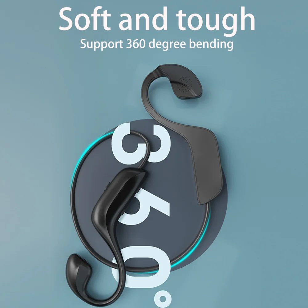 G100 Bone Conduction Bluetooth 5 0 Earbuds Headset Wireless Headphone Waterproof Sport Earphones With Microphone For All Phone