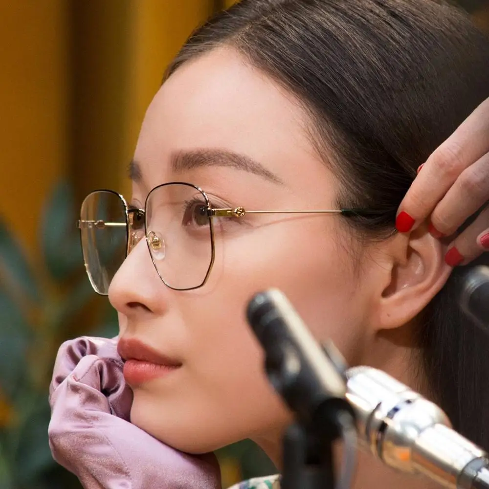 2020 New Arrival women Ladies Girls computer glasses anti blue light glasses Retro polygon metal anti-blue light glasses frame
