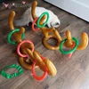 1set Inflatable Santa Funny Reindeer Antler Hat Ring Toss Christmas Holiday Party Game Christmas Outdoor Inflated Toys Supplies ► Photo 2/6