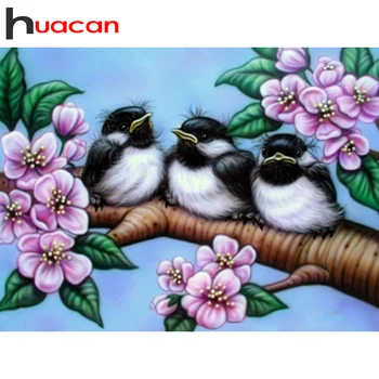 

Huacan Full Square/round Diamond Painting Swallow 5d DIY Diamond Embroidery Mosaic Animal Handmade Gift