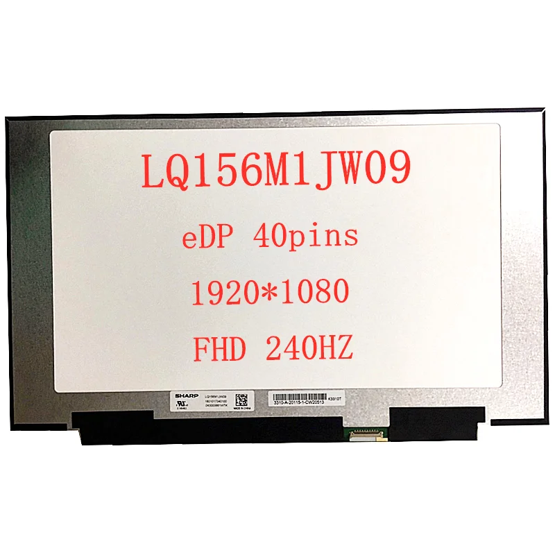 ЖК-экран для ноутбука MSI GS65 Series LQ156M1JW09 15 6 LQ156M1JW03 NE156FHM-NZ1 Гц 240x1920 40 контактов |