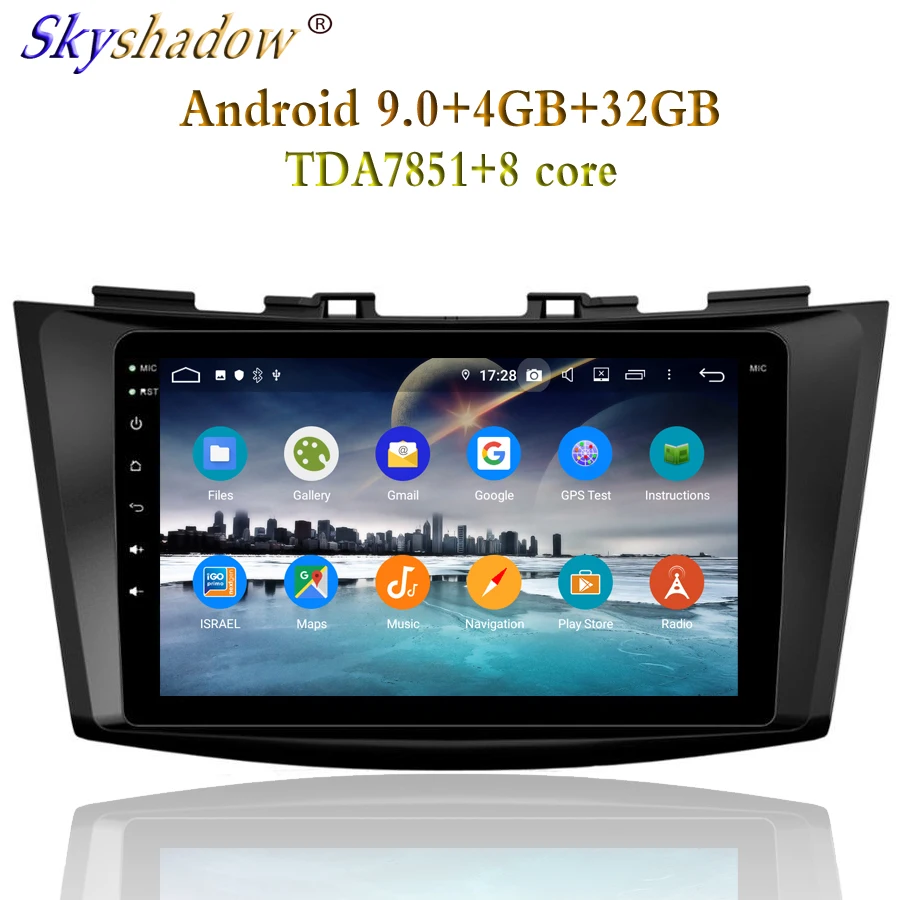 IPS TDA7851 Android 9.0 For SUZUKI SWIFT 2011 2015 Octa Core 4GB RAM Car DVD Player GPS Glonass Map RDS Radio wifi Bluetooth 4.2|Car Multimedia Player| - AliExpress