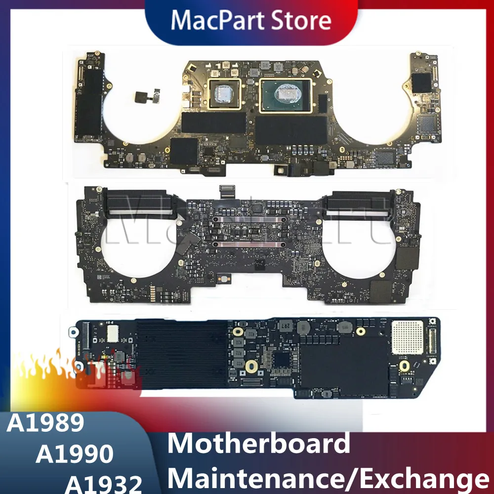 Repair Service 13" A1989/A1932 Motherboard For MacBook Pro Retina 19 ...