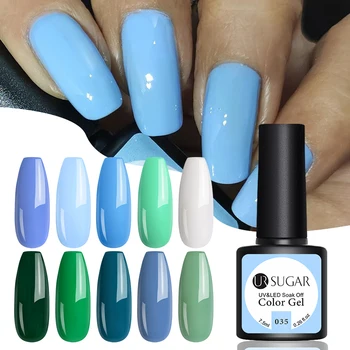 

UR SUGAR Blue Series Gel Nail Polish 60 Colors Nail Varnish Soak Off UV Gel Varnish Semi permanent Gel varnish Nail Art