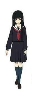 Hell girl cos одежда Yan Moai юбка для школьной формы матросского Аниме Косплей Костюм S-XXL