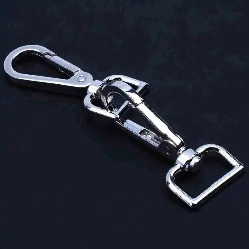 NEW-4pcs металлический карабин кольцо подарочная упаковка зажим крюк Открытый Пряжка сумка защелка, серебро