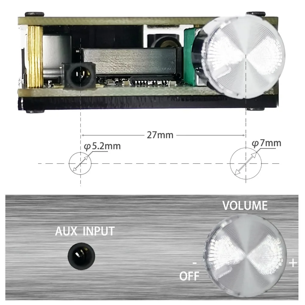 TPA3116 динамик HIFI прочный аудио усилитель доска беспроводной стерео стабильный сигнал 2X50 Вт Bluetooth 5,0 цифровой мощность звук дома