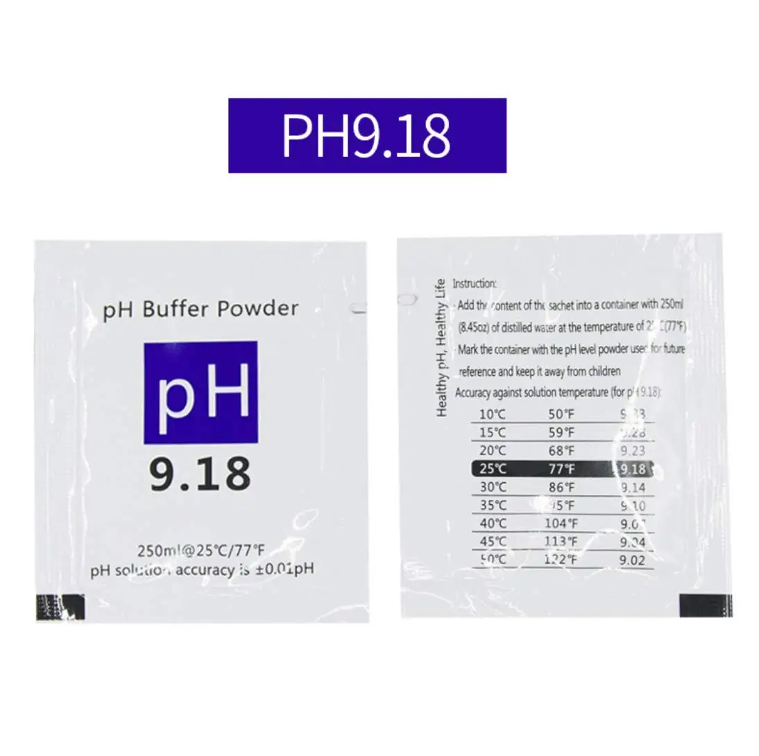 PH Buffer Powder Measure Calibration Solution ph4.00/ 6.86 /9.18 Calibration Point For PH Test Meter 2