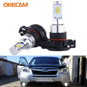 

2pcs LED Canbus PSX24W LED Car Lights Bulb White Daytime Running Lights DRL Fog Light Lamp for Subaru Impreza XV Crosstrek