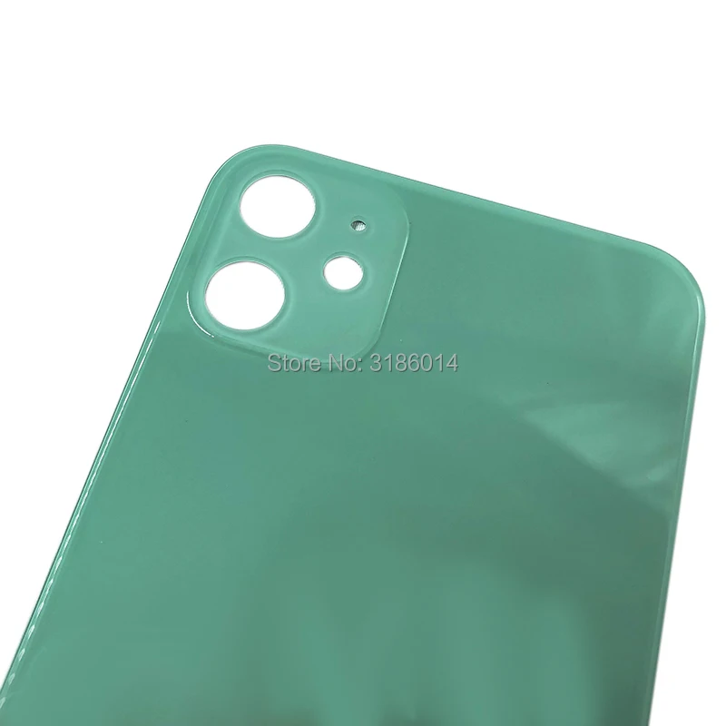 Novecel 6 Colors Moblie Phone Back Cover Case For iphone 11 Rear Battery Door Back Housing With Big Hole Back Glass Replacement