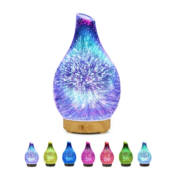

Luminous multicolor colorful projection humidifier air aromatherapy diffuser baby night light essential oil car air humidifier
