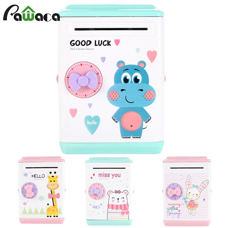 

Cute Cartoon Electronic ATM Piggy Banks Safe Money Box Cash Coin Saving Storage Box ATM Code Money Bank for Kids Birthday Gift