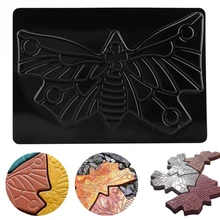 Black Concrete Mold Driveway Sturdy Stone Paving 44*30 Durable Paving Mold Pavement DIY Stepping 10pcs lot paving concrete mold pavement mold driveway paving pavement mold patio concrete stepping stone path walk maker