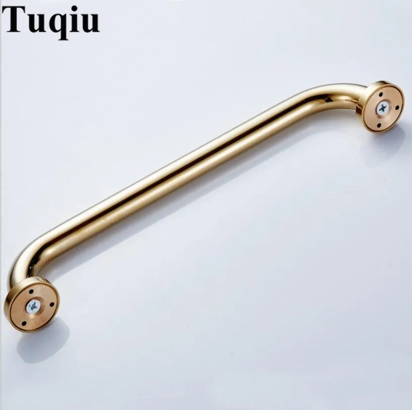 Vidric Bathroom armrest brass bathroom handle bathtub armrest handrail Grab Bar Gold Hand bar Safety bar