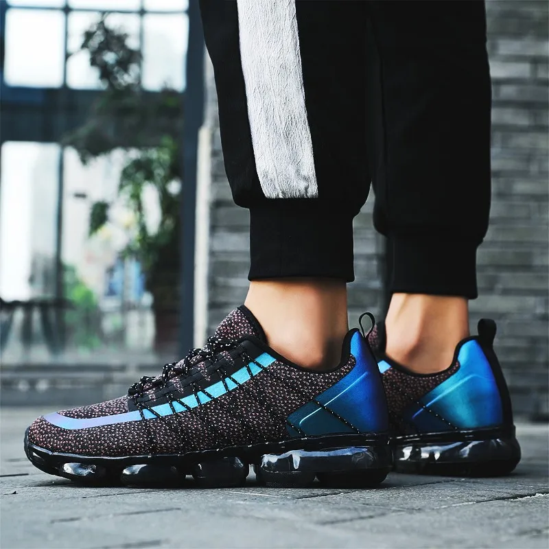 Size38-46 брендовые кроссовки на воздушной подушке Для мужчин кроссовки дышащие кроссовки zapatillas hombre Deportiva; сезон весна-осень Беговые кроссовки