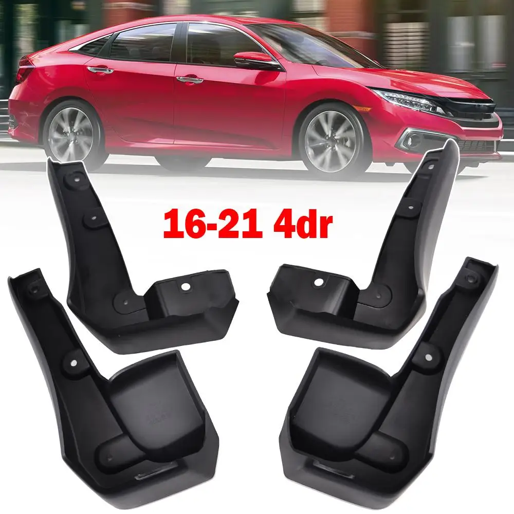 4 шт./комплект брызговики для Honda 10TH CIVIC 4dr Sedan 2016 - 2021 | Автомобили и мотоциклы