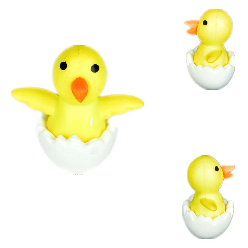 50 pieces/lot mini 1.5cm baby duck pvc doll Production Information gift Children's toys | Игрушки и хобби