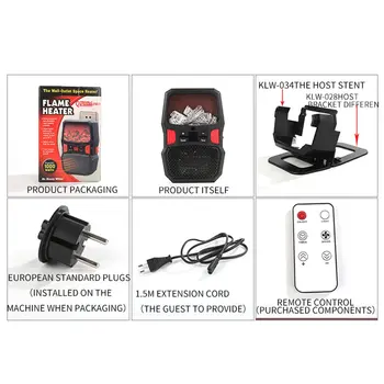 

Handy Mini Fast Heater Durable Personal Electric Heater Air Radiator Warmer Fan Heater For Office Home Room Flame Heater