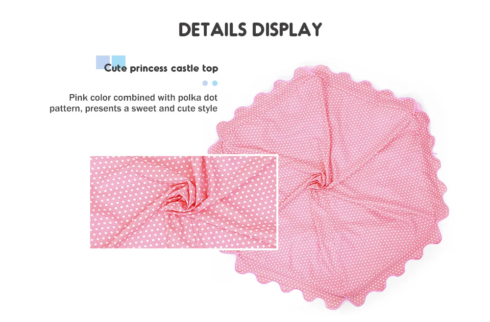Large Princess Play Tent Castle Tulle Children Game House