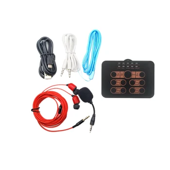 

Phone Mini Voice Changer 8 Multi Mode Change with Microphone for Living/Karaoke/Kids/iPad/Computer/Anchor/Twitch/Youtube