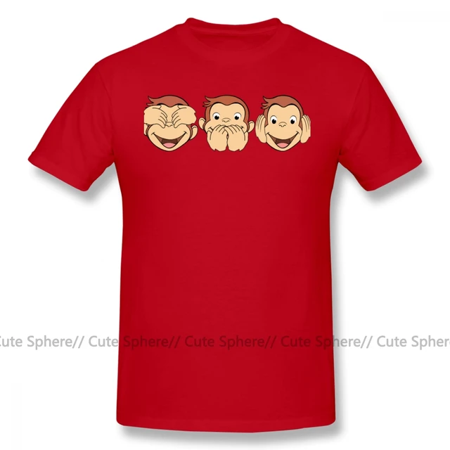 Kaus Curious George Kaus Gambar Kartun 