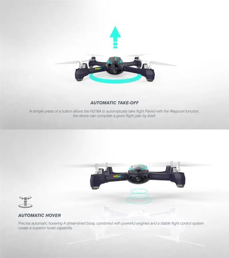 Оригинальный Hubsan H216A X4 DESIRE Pro + HT009 контроллер WiFi FPV с камерой 1080P режим удержания высоты RC Дрон Квадрокоптер RTF