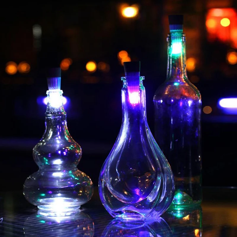 Шестиугольник пробка в форме USB Перезаряжаемые светодиодный Ночной светильник супер яркий пустые бутылки вина лампы для вечерние