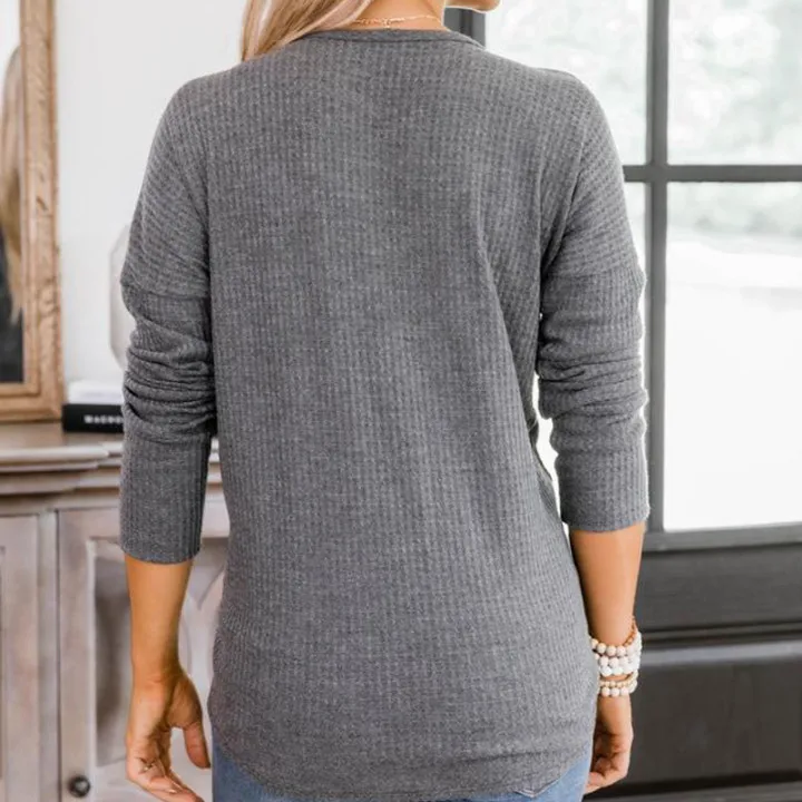 Fashion Spring Autumn Casual Clothes For Ladies Mother Mom V-neck Knitted Sweaters Women Button Fly Costumes Maternity Clothings
