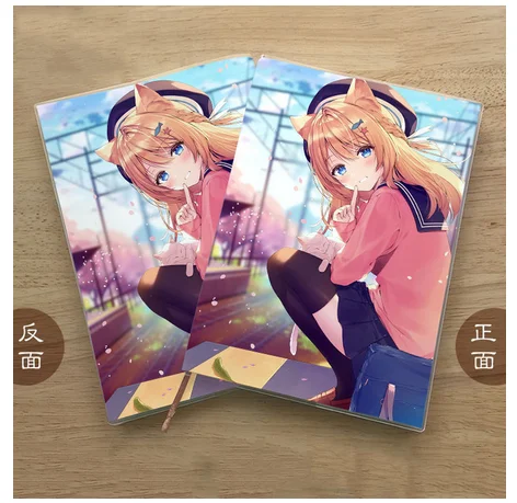 Аниме Vtuber hanazono serena студенческий Косплей записная книжка защита глаз японский