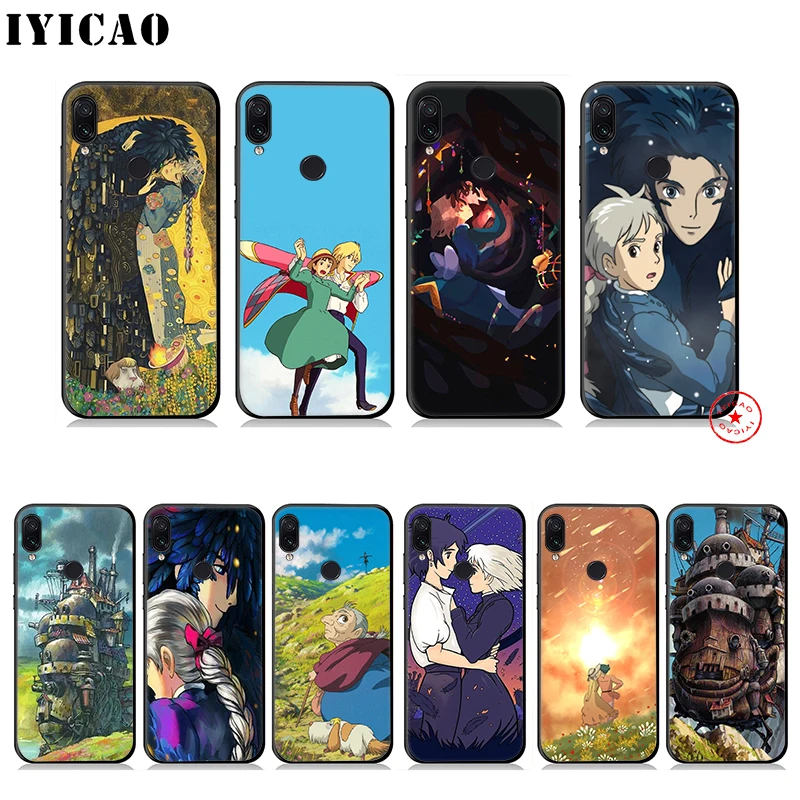 

IYICAO Howl's Howls Moving Castle Soft Case for Redmi K20 7A 7 6 Pro 6A 5 Plus 5A 5 4X 4A for Redmi S2 Go Silicone Cover