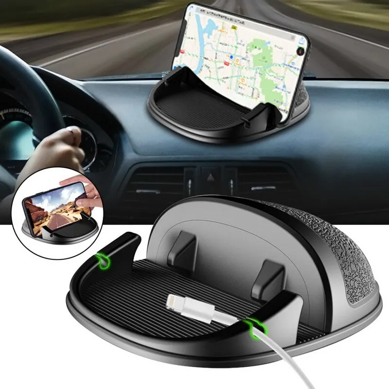 1 шт. Автомобильный держатель для телефона gps устройства Автомобильный держатель для телефона противоскользящая подставка силиконовый коврик для смартфона