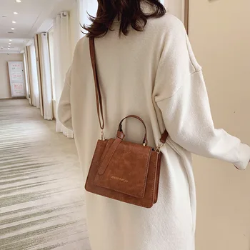 

New Style Women's Shoulder Cross-body PU Material-Suspender Strap WOMEN'S Bag Super Fire Magnetic Snap Closed-Style