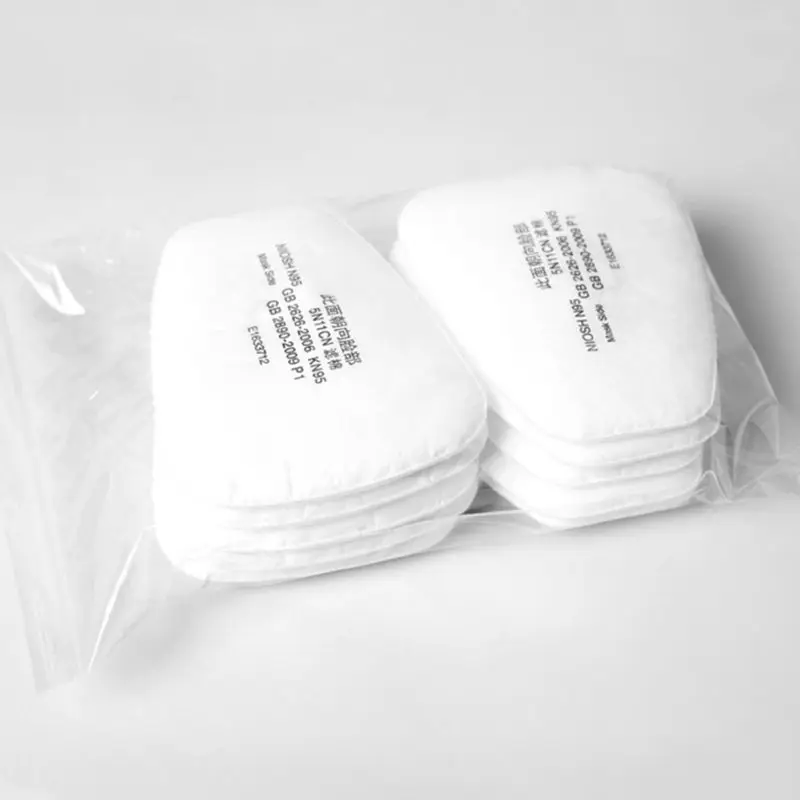 

1pcs 5N11 N95 Cotton Filters 501 Filter Cover Replaceable For 6200/7502/6800 Dust Mask Chemical Respirator Painting Spraying