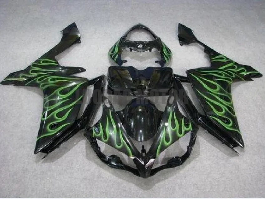 ABS Injection Fairings YZF1000 R1 08 Bodywork for YAMAHA YZFR1 07 green black Plastic YZF 2007 - 2008 body kits | Автомобили и