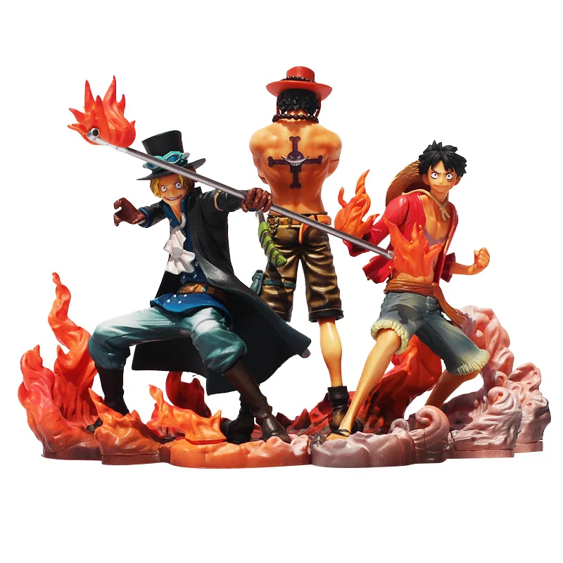 luffy and ace figure