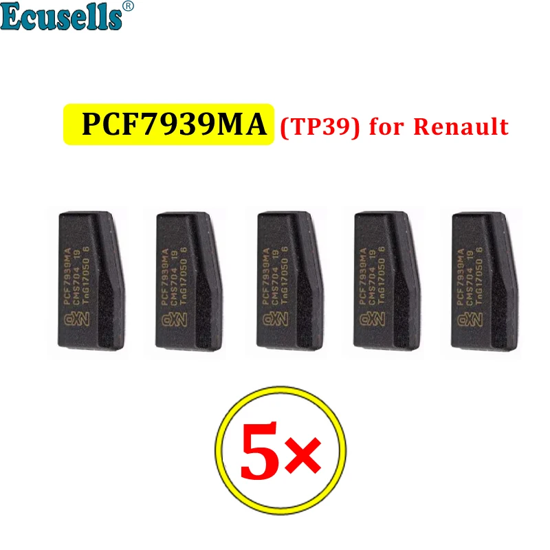5 шт./лот авто ключ углеродный чип транспондера пустой PCF7939MA(TP39) для Renault Dacia Duster Logan Sandero