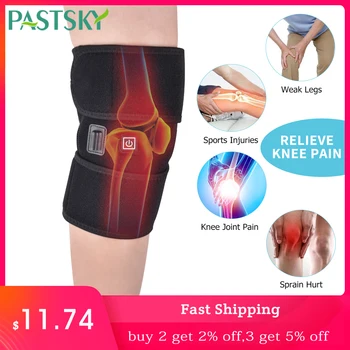 

Infrared Heated Knee Brace Support Arthritis Wrap Pain Relief Massager Injury Cramps Recovery Hot Therapy Rehabilitation