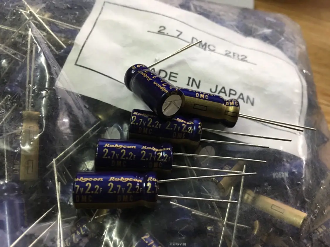 30 шт. Ultracapacitors японский Rubycon 2.7V2.2F DMC 225 2 7 в 2.2F Farah Бесплатная доставка | Электронные
