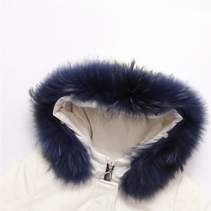Детское зимнее пуховое пальто с искусственным капюшоном для девочек и мальчиков, куртка, стеганое пальто, детское длинное пальто, теплый хлопковый костюм,#4S16