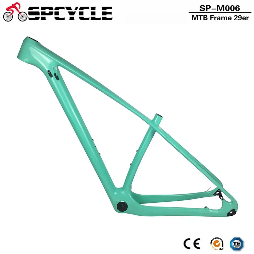 Spcycle 29er T1000 полностью углеродная рама для горного велосипеда 29er, углеродная рама для горного велосипеда PF30, совместимая с 142*12 мм через ось и 135*9 мм QR