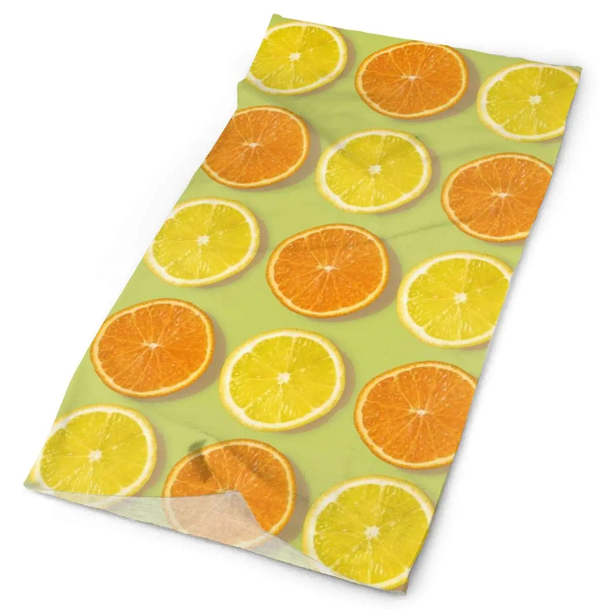 

Techdecorhomee Magic Scarf Headwear Orange and Lemon Headbands Bandana Cap Scarf Tube Scarf Neck Gaiter Headwrap Balaclava Sun