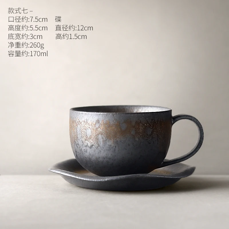 Japanese Ceramic Tea Cup Set Mug Environmentally Friendly Reusable Coffee Creative Crockery Kubek Drinkware EB50BD | Дом и сад