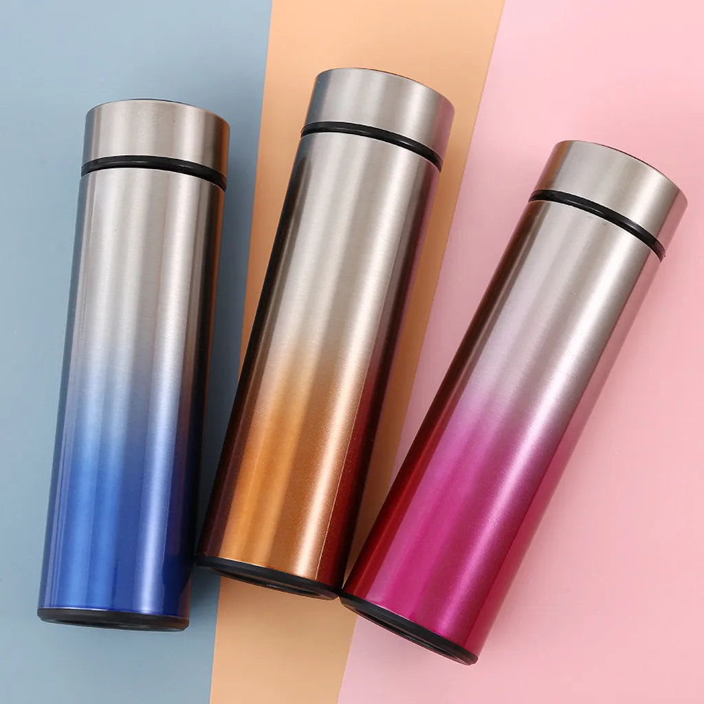 Outdoor Sport Hiking Climping Drinking Bottle Christma Gift Gradual Vacuum Stainless Steel Vacuum Flask Large Capa Free Shipping
