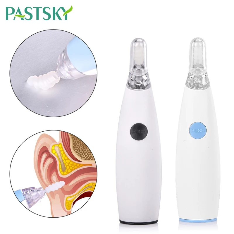 

Electric Ear Cleaner flashlight earpick Safety Cordless Ear Wax Remover Ear Cleaning Tool with 4 Removable Silicone Nozzle