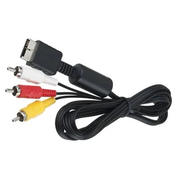 

For PS2/PS3 AV Conversion Cable 1.8m 6ft Durable Copper Material Games Accessories for PS2/PS3 AV Conversion Cables 100pcs