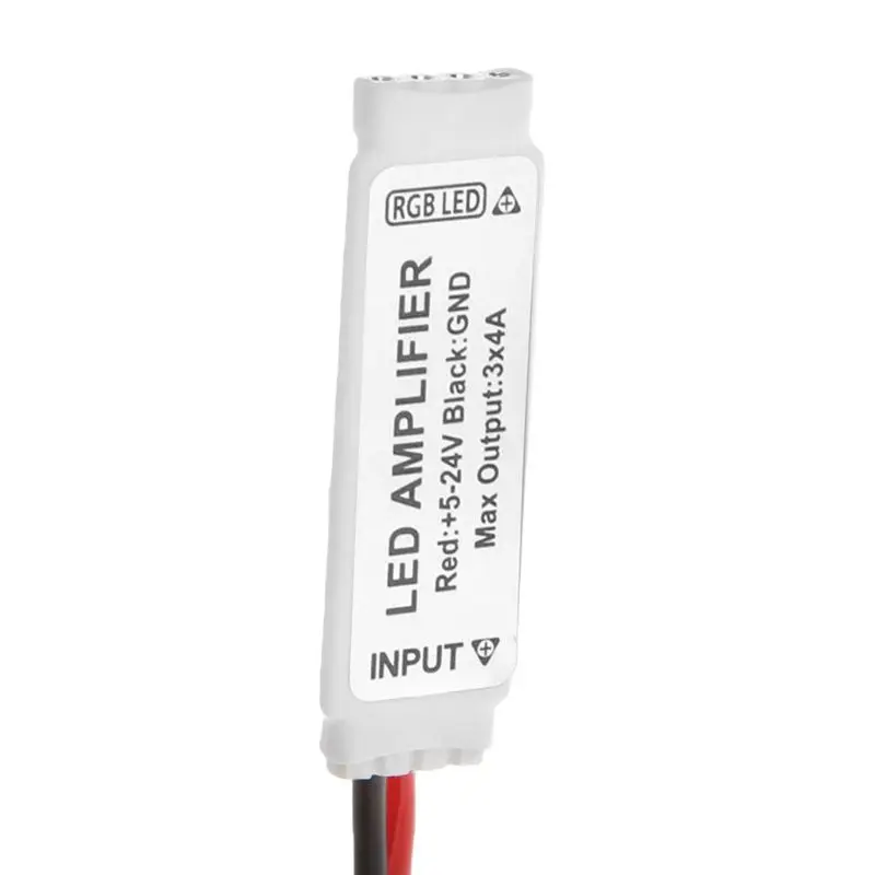 Мини усилитель сигнала повторитель для 5050 3528 SMD RGB светодиодный светильник DC 12V